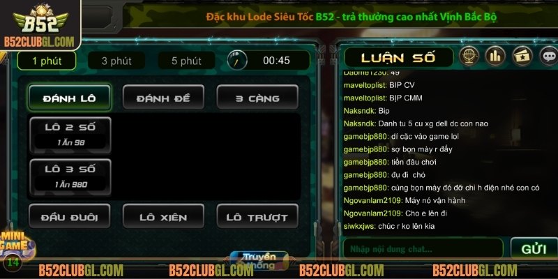 Nhiều loại hình lô tô đa dạng để thành viên thoải mái lựa chọn